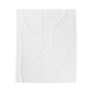 "Lash Babe" Velveteen Blanket - White/Black