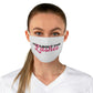 "It's About The Lashes" Fabric Face Mask - White/Pink/Black